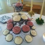 lemon and chocolate raspberry cupcakes